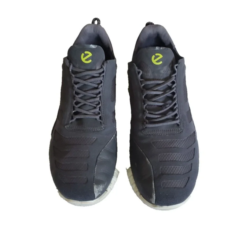 Ecco Men's Zipflex Breathru Hydromax Lace Sneaker Phorene Footbed Shoe Size 7.5